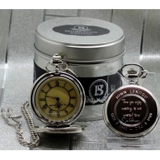 John Lennon Quote Pocket Watch